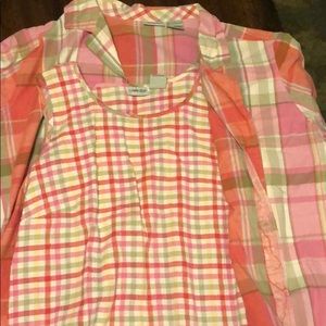 2 piece shirt/tank